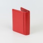 Preview: Ringbuch aus Leder, WT-Format, rot