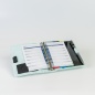 Preview: Ringbuch aus Leder WT-Format, pastell mint