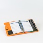 Preview: Ringbuch aus Leder, WT-Format, orange