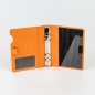 Preview: Ringbuch aus Leder, WT-Format, orange