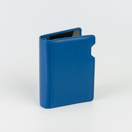 Ringbuch aus Leder WT-Format, blau
