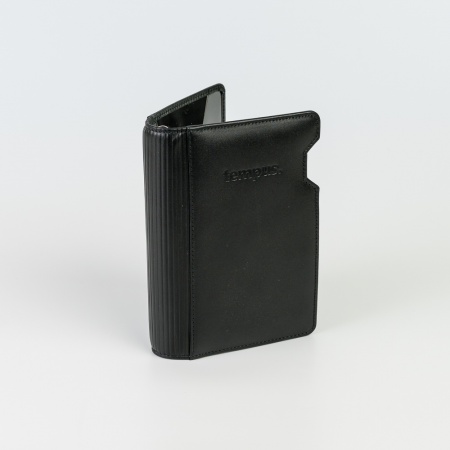 Ringbuch aus Leder WT-Format, schwarz