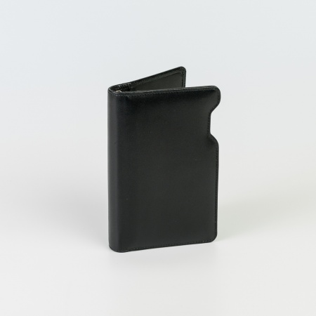 Ringbuch aus Leder WT-Format, schwarz