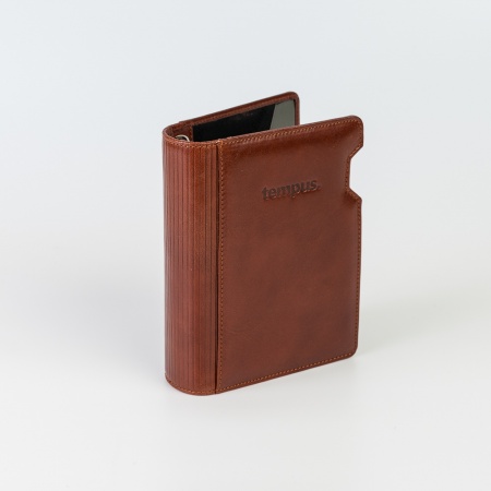 Ringbuch aus Leder WT-Format, braun