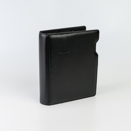 Ringbuch aus Leder A5, schwarz