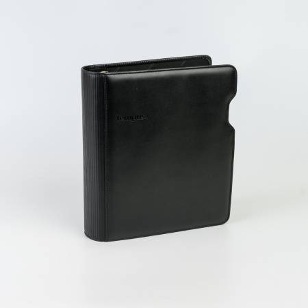 Ringbuch aus Leder A5, schwarz