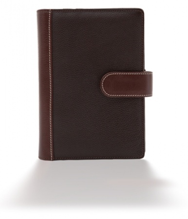 WT-Ringbuch "PICARD" Leder, dunkelbraun