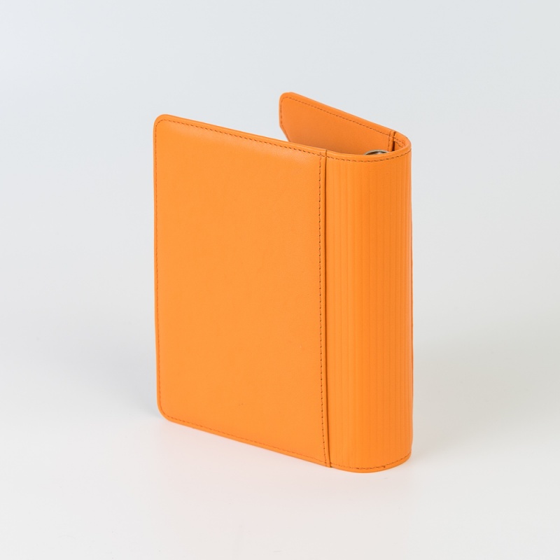 Ringbuch aus Leder, WT-Format, orange